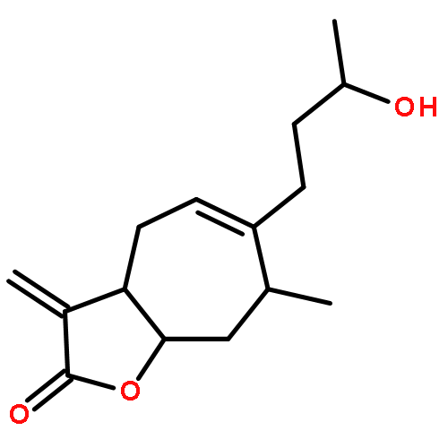 2H-Cyclohepta[b]furan-2-one,3,3a,4,7,8,8a-hexahydro-6-(3-hydroxybutyl)-7-methyl-3-methylene-