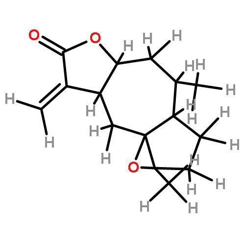 4alpha,5alpha-epoxy-10alpha,14H-inuviscolide