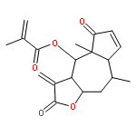 (3aR,4S,4aR,7aR,8R,9aR)-4a,8-dimethyl-3-methylidene-2,5-dioxo-2,3,3a,4,4a,5,7a,8,9,9a-decahydroazuleno[6,5-b]furan-4-yl 2-methylprop-2-enoate