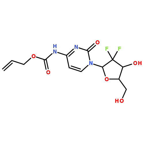 2'-deoxy-2',2'-difluoro-D-ribofuranosyl-N4-(allyloxycarbonyl)cytosine