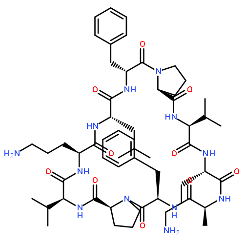 CYCLO(L-ALANYL-D-PHENYLALANYL-L-PROLYL-L-VALYL-L-ORNITHYL-L-LEUCYL-D-PHENYLALANYL-L-PROLYL-L-VALYL-L-ORNITHYL)