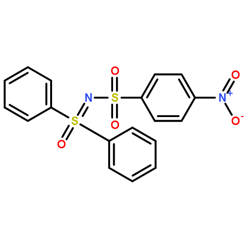 SULFOXIMINE, N-[(4-NITROPHENYL)SULFONYL]-S,S-DIPHENYL-