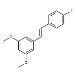 Benzene, 1-[(1E)-2-(4-fluorophenyl)ethenyl]-3,5-dimethoxy-