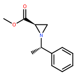 2-Aziridinecarboxylic acid, 1-[(1S)-1-phenylethyl]-, methyl ester, (2R)-