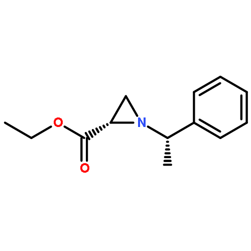 2-Aziridinecarboxylic acid, 1-[(1S)-1-phenylethyl]-, ethyl ester, (2S)-