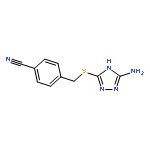 Benzonitrile, 4-[[(5-amino-1H-1,2,4-triazol-3-yl)thio]methyl]-