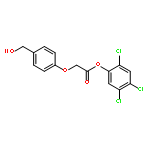 Acetic acid, [4-(hydroxymethyl)phenoxy]-, 2,4,5-trichlorophenyl ester