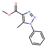 1H-1,2,3-TRIAZOLE-4-CARBOXYLIC ACID, 5-METHYL-1-PHENYL-, METHYL ESTER