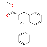 Phenylalanine, N-(phenylmethylene)-, methyl ester