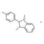 1H-Benzimidazolium, 1,3-dimethyl-2-(4-methylphenyl)-, iodide