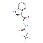 2-methyl-2-propanyl [2-(1h-indol-3-yl)-2-oxoethyl]carbamate