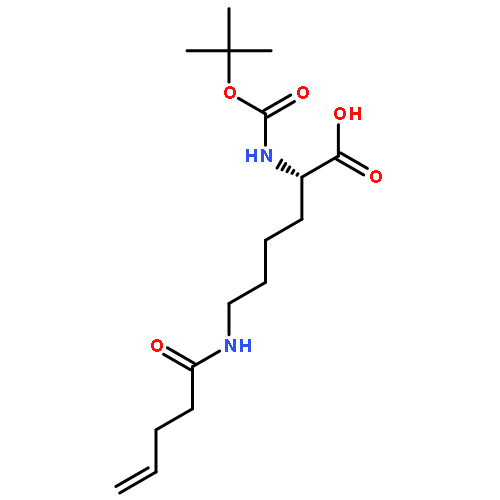 L-Lysine, N2-[(1,1-dimethylethoxy)carbonyl]-N6-(1-oxo-4-pentenyl)-