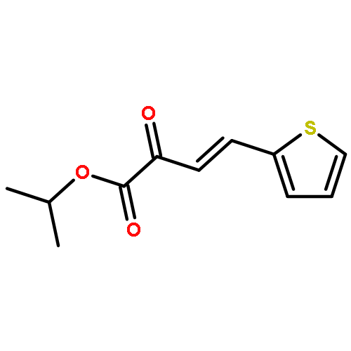 3-BUTENOIC ACID, 2-OXO-4-(2-THIENYL)-, 1-METHYLETHYL ESTER, (3E)-