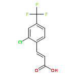 2-Propenoic acid, 3-[2-chloro-4-(trifluoromethyl)phenyl]-, (2E)-