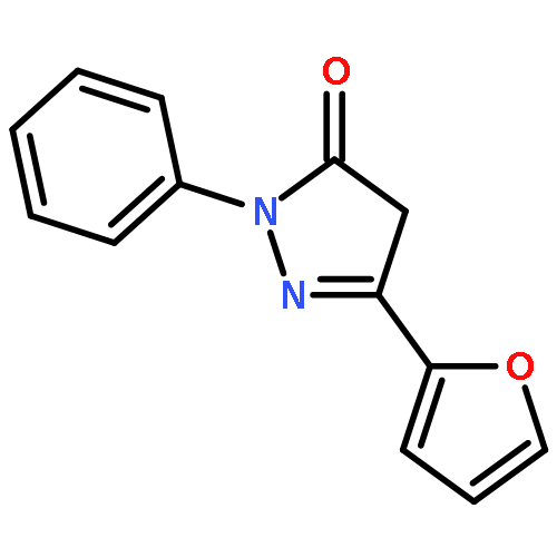 3H-Pyrazol-3-one, 5-(2-furanyl)-2,4-dihydro-2-phenyl-