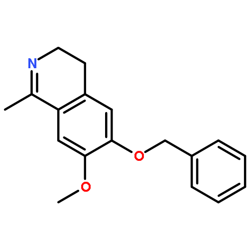 Isoquinoline, 3,4-dihydro-7-methoxy-1-methyl-6-(phenylmethoxy)-