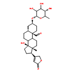 (3beta,5beta,8xi,9xi)-3-[(6-deoxy-alpha-D-glycero-hexopyranosyl)oxy]-14-hydroxy-19-oxocard-20(22)-enolide