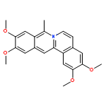 Dibenzo[a,g]quinolizinium,2,3,10,11-tetramethoxy-8-methyl-