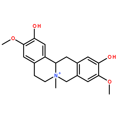 (7s,13as)-3,10-dimethoxy-7-methyl-6,8,13,13a-tetrahydro-5h-isoquinolino[2,1-b]isoquinolin-7-ium-2,11-diol