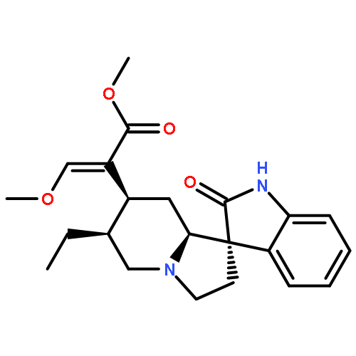 Corynoxan-16-carboxylicacid, 16,17-didehydro-17-methoxy-2-oxo-, methyl ester, (16E)-