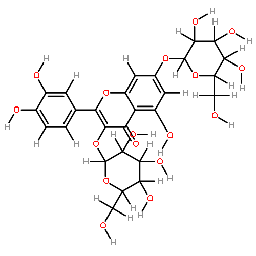 7-O-beta-D-Glucopyranoside-Hirsutrin