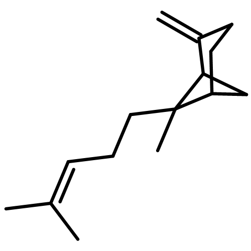 6-methyl-2-methylidene-6-(4-methylpent-3-en-1-yl)bicyclo[3.1.1]heptane