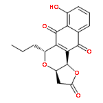 2H-Furo[3,2-b]naphtho[2,3-d]pyran-2,6,11-trione,3,3a,5,11b-tetrahydro-7-hydroxy-5-propyl-, (3aR,5R,11bR)-