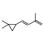 CYCLOPROPANE, 1,1-DIMETHYL-2-(3-METHYL-1,3-BUTADIENYL)-