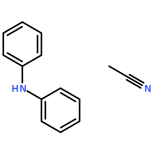 Benzenamine, N-phenyl-, compd. with acetonitrile (1:1)