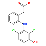 {2-[(2,6-dichloro-3-hydroxyphenyl)amino]phenyl}acetic acid