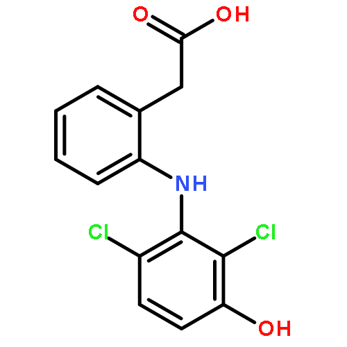 {2-[(2,6-dichloro-3-hydroxyphenyl)amino]phenyl}acetic acid