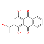 9,10-Anthracenedione, 1,4-dihydroxy-2-(1-hydroxyethyl)-