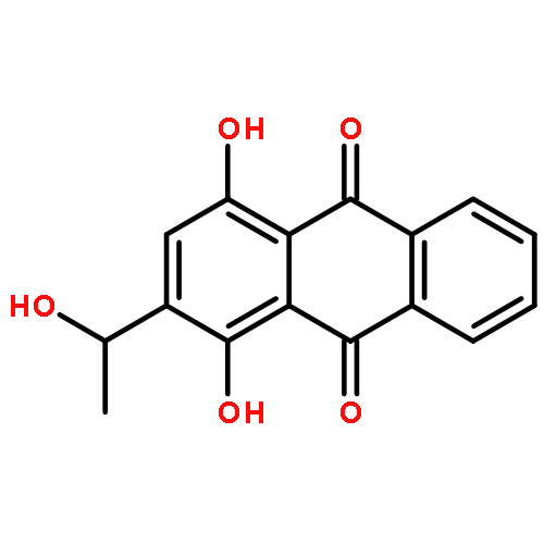 9,10-Anthracenedione, 1,4-dihydroxy-2-(1-hydroxyethyl)-