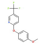 2-(4-methoxyphenoxy)-5-(trifluoromethyl)pyridine