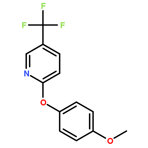 2-(4-methoxyphenoxy)-5-(trifluoromethyl)pyridine