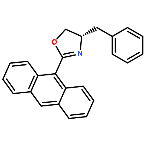 OXAZOLE, 2-(9-ANTHRACENYL)-4,5-DIHYDRO-4-(PHENYLMETHYL)-, (4S)-