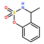 1,2,3-Benzoxathiazine, 3,4-dihydro-4-methyl-, 2,2-dioxide