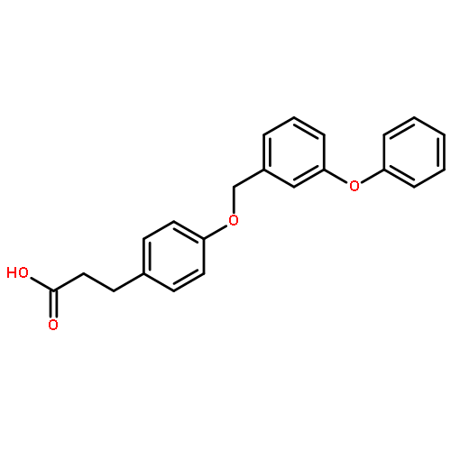 BENZENEPROPANOIC ACID, 4-[(3-PHENOXYPHENYL)METHOXY]-