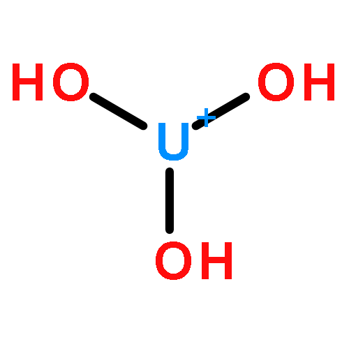 Uranium(1+), trihydroxy-