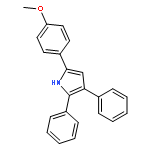 1H-PYRROLE, 5-(4-METHOXYPHENYL)-2,3-DIPHENYL-