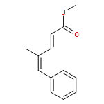 2,4-Pentadienoic acid, 4-methyl-5-phenyl-, methyl ester, (2E,4E)-