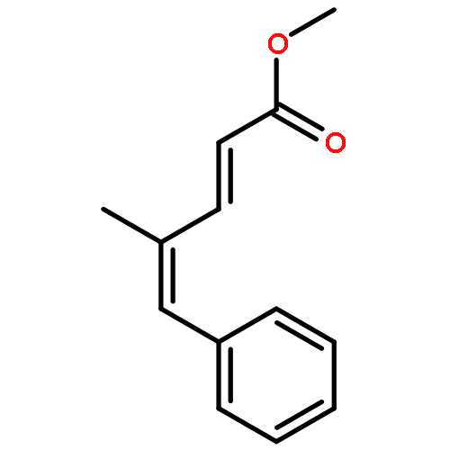 2,4-Pentadienoic acid, 4-methyl-5-phenyl-, methyl ester, (2E,4E)-