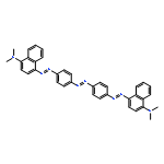 4,4'-{(E)-diazene-1,2-diylbis[benzene-4,1-diyl(E)diazene-2,1-diyl]}bis(N,N-dimethylnaphthalen-1-amine)