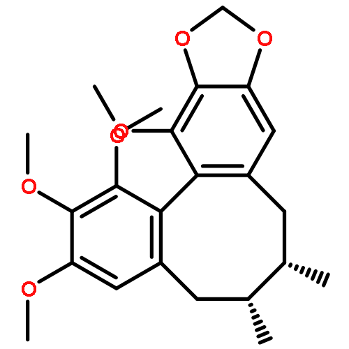 Benzo[3,4]cycloocta[1,2-f][1,3]benzodioxole,5,6,7,8-tetrahydro-1,2,3,13-tetramethoxy-6,7-dimethyl-, (6R,7S,13aS)-