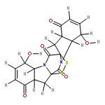 (6aR)-4t,11t-dihydroxy-(4at,7ac,11at,14ac)-4,4a,7,7a,11,11a,14,14a-octahydro-6ar,13ac-epidisulfano-pyrazino[1,2-a;4,5-a']diindole-1,6,8,13-tetraone