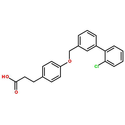 Benzenepropanoic acid, 4-[(2'-chloro[1,1'-biphenyl]-3-yl)methoxy]-