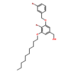 BENZENEMETHANOL, 4-BROMO-3-[(3-BROMOPHENYL)METHOXY]-5-(DECYLOXY)-