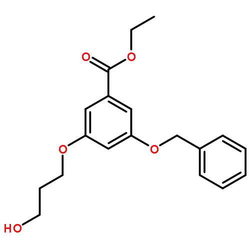 BENZOIC ACID, 3-(3-HYDROXYPROPOXY)-5-(PHENYLMETHOXY)-, ETHYL ESTER