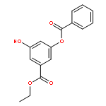 BENZOIC ACID, 3-(BENZOYLOXY)-5-HYDROXY-, ETHYL ESTER