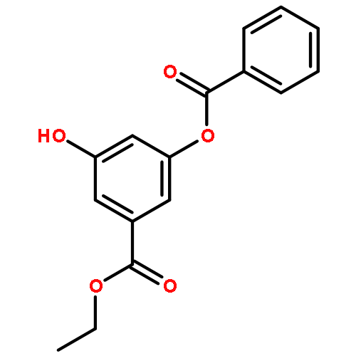 BENZOIC ACID, 3-(BENZOYLOXY)-5-HYDROXY-, ETHYL ESTER